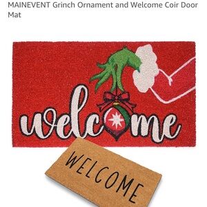 Grinch Ornament Red Welcome Door Mat
17in. X 30in. NEW